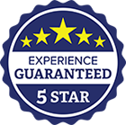 5 Star Experience Guaranteed