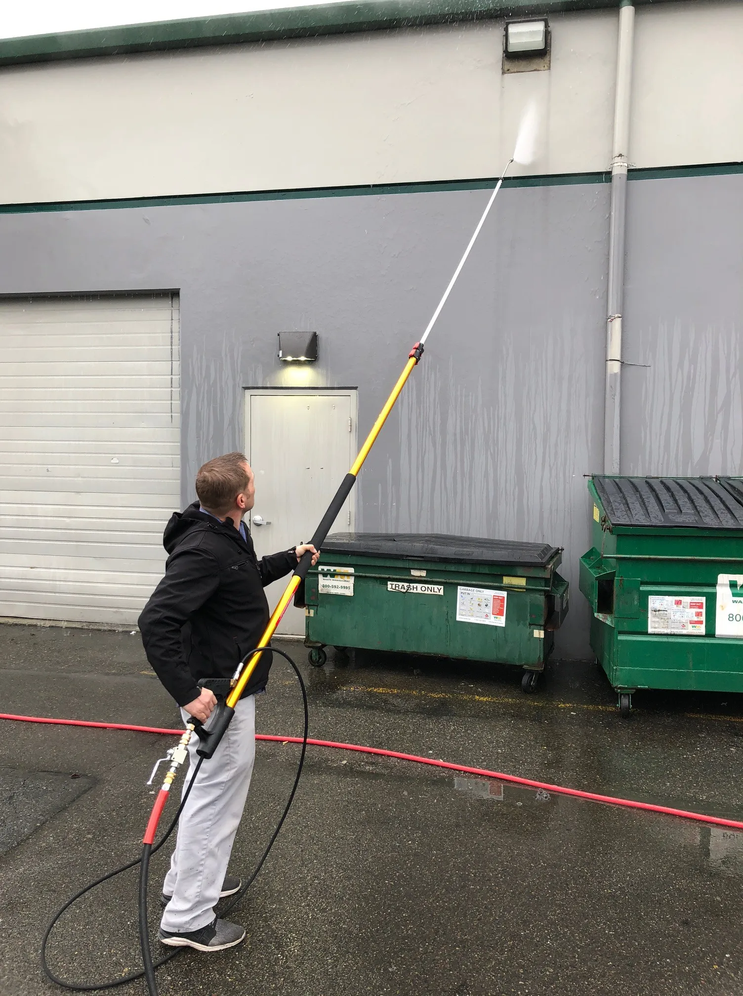Commercial Pressure Washing Seattle Walls